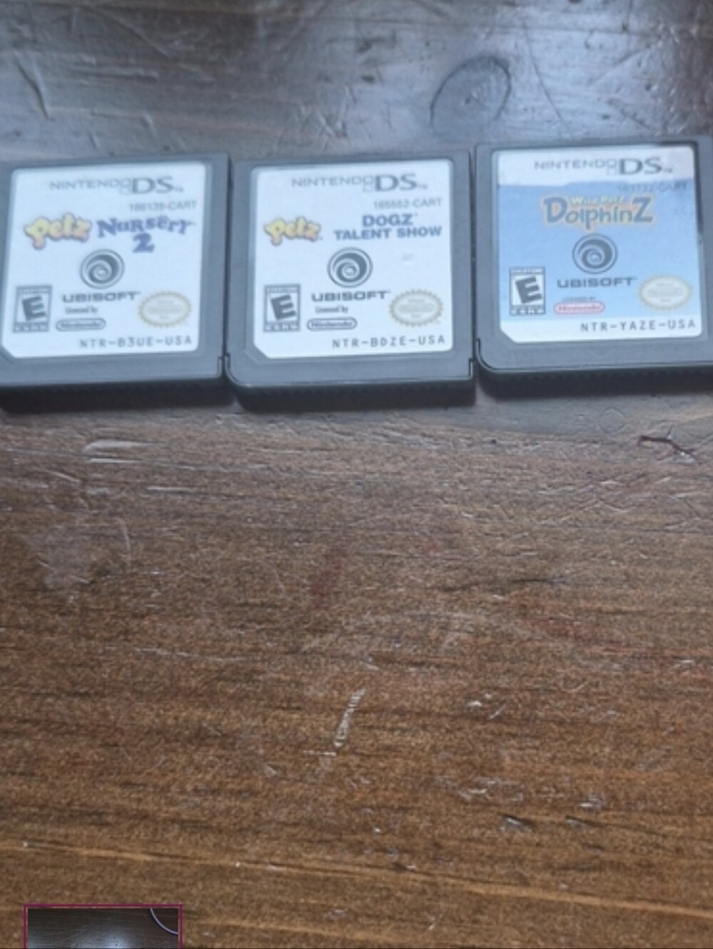3  Petz Nintendo DS Game Cartridge Set